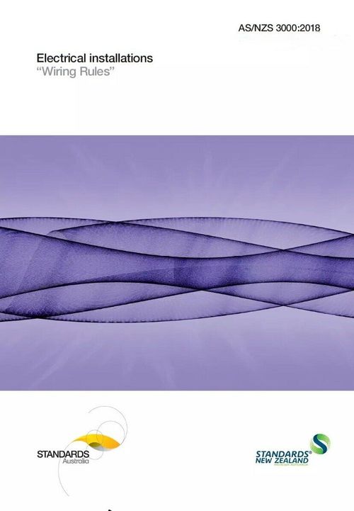 Product picture AS/NZS 3000:2018 Electrical Installations : Wiring Rules