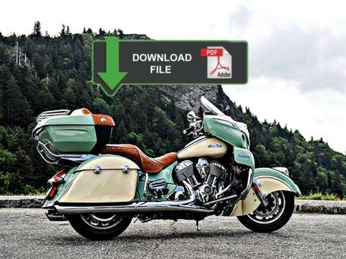 Product picture 2017 Indian Roadmaster WORKSHOP SERVICE REPAIR MANUAL
